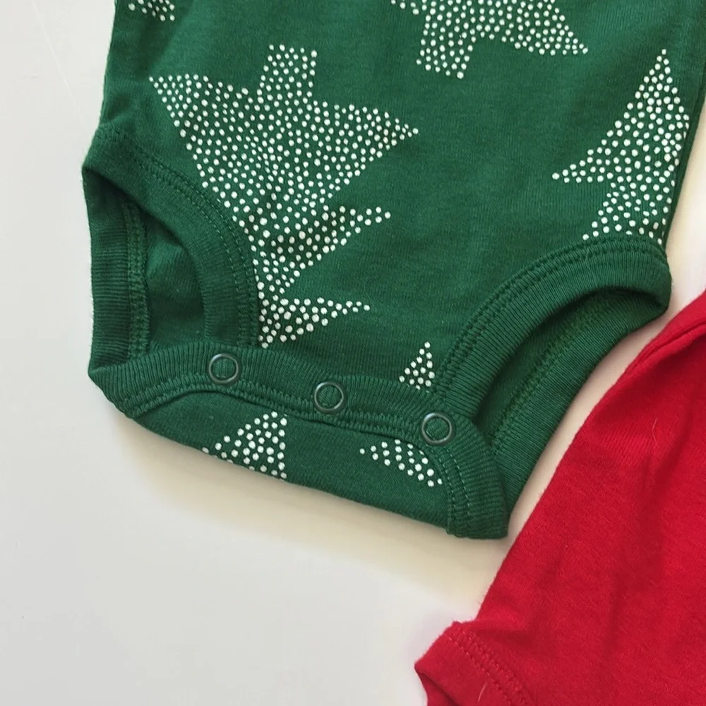 Baby Carter's Christmas Long Sleeve Bodysuit Set